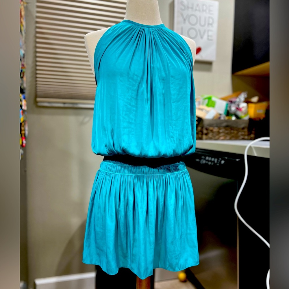 Ramy Brook tortoise silk dress Size M
